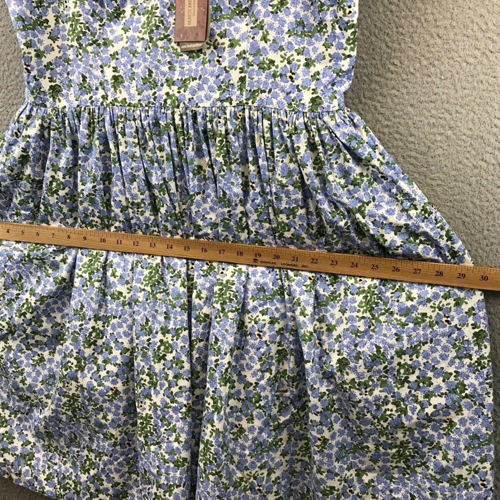 New Hearts and Found Floral Puff Sleeve Sweetheart Neckline Mini Dress XXL - Picture 9 of 13